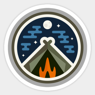 Camp Badge Sticker